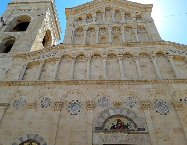 Cathedral City Cagliari Sardinia — Stockfoto