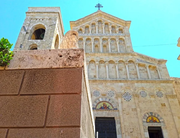 Cathedral City Cagliari Sardinia — Stockfoto