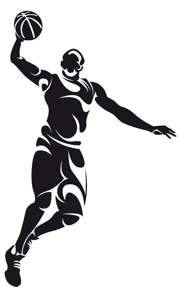 Basketball player, silhouette Stock Vector Image by ©Chebanova #22828844