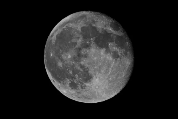 Full Moon - grey — Stock Photo, Image