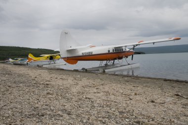 katmai Milli Parkı gölde naknek float uçak Park