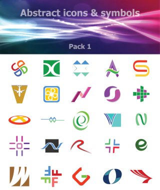 soyut simgeler & semboller pack 1 -