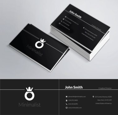 minimalist kartvizit