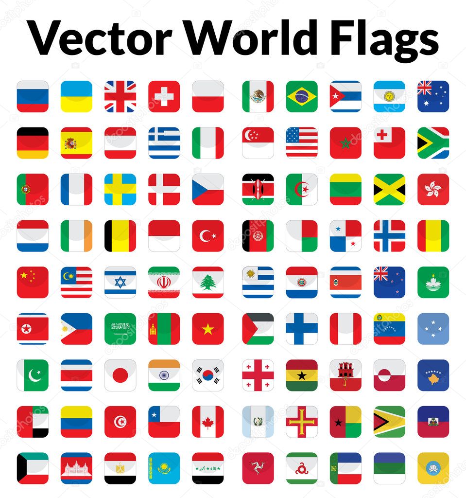 Vector World Flags