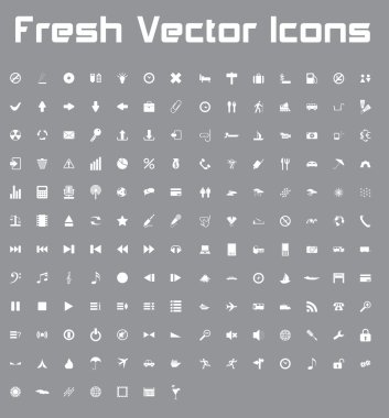 Fresh Vector Icons (light version) clipart