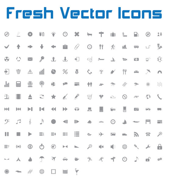 Fresh Vector Icons (dark version)