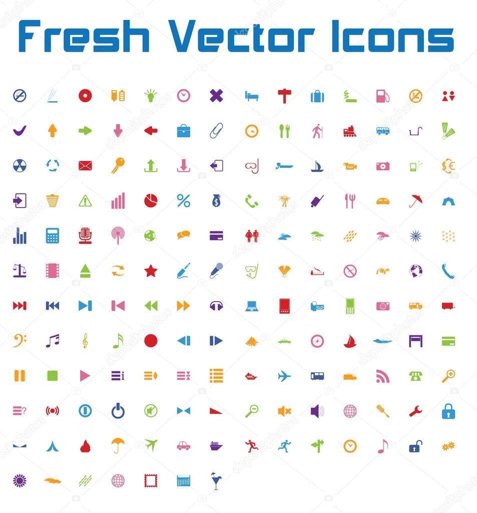 Fresh Vector Icons (simple version)