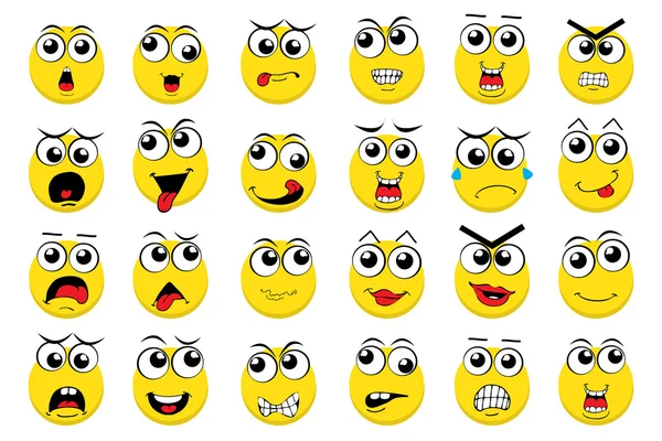 Vector Emoticons — Stockvector