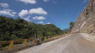 Filipinler'de palmiye ağacı ormanı. wanderlust tropikal seyahatler hakkında kavram.