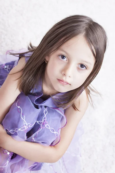 Adirable pequena menina retrato — Fotografia de Stock