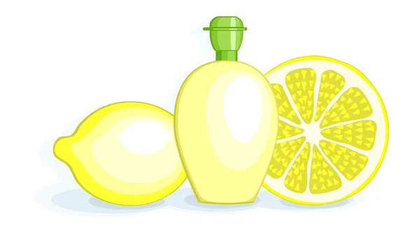 Лимони і лимонний сік — стоковий вектор