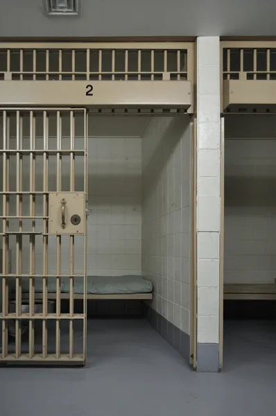 Küçük bir kasaba hapishane hücresinde — Stok fotoğraf