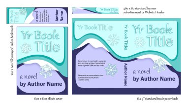 Versatile Blue Book COVER Designs for Writers clipart