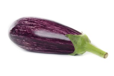 taze patlıcan, patlıcan beyaz zemin üzerine izole