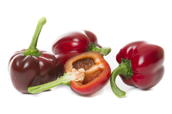 Fresh paprika isolated on white background — Stock Photo, Image