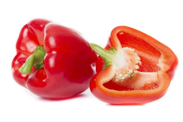Fresh paprika isolated on white background — Stock Photo, Image