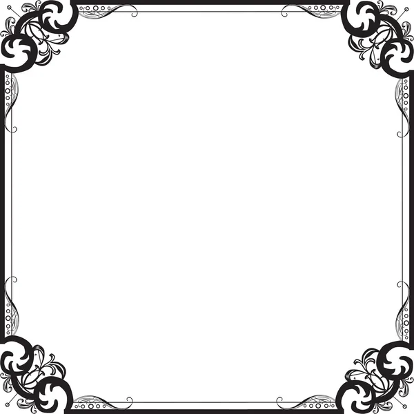 Frame met een patroon — Stockvector