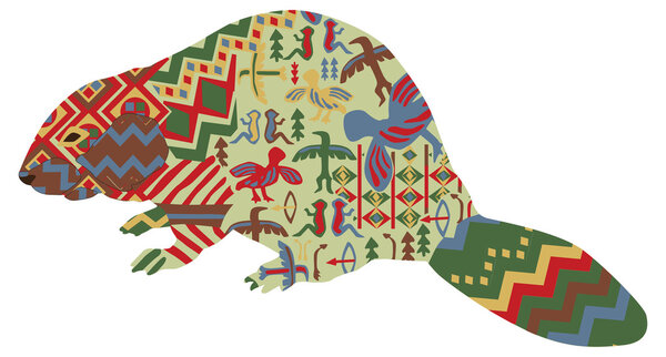 Beaver in the ethnic pattern of Indians