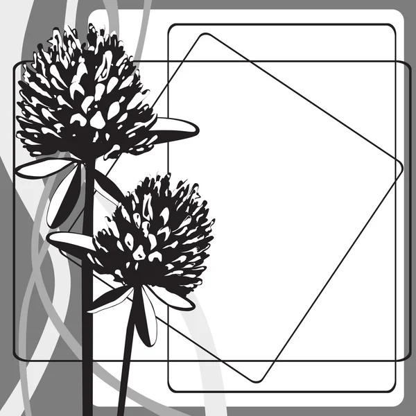 Gestileerde floral achtergrond — Stockvector