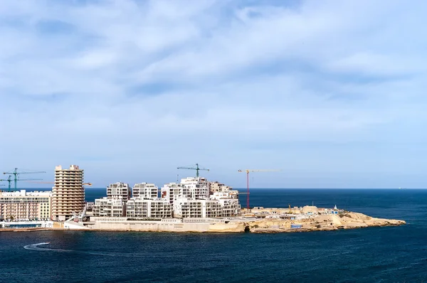 Vista de Sliema, Malta Imagens De Bancos De Imagens