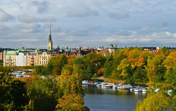 Stokholm sonbahar görünümü