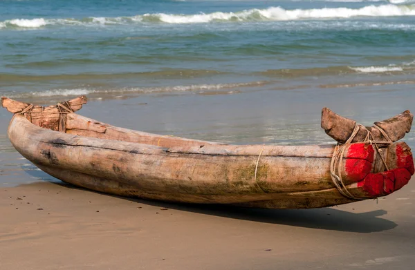 Bateau en bois indien — Photo