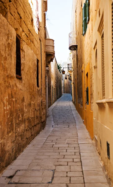 Місті Mdina - silent Мальти — стокове фото