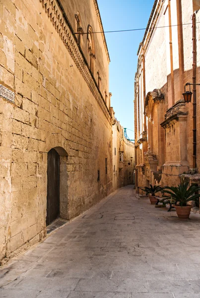 Mdina - tiché město malta — Stock fotografie