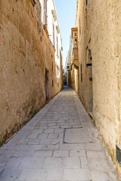 Mdina - de Stille stad van malta Stockfoto
