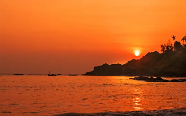 Sunset in Goa — Stock Photo, Image
