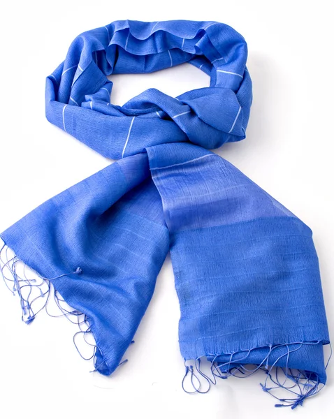 青いスカーフやパシュミナ — ストック写真