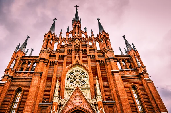 Kathedrale der unbefleckten Empfängnis, Moskau. lizenzfreie Stockfotos