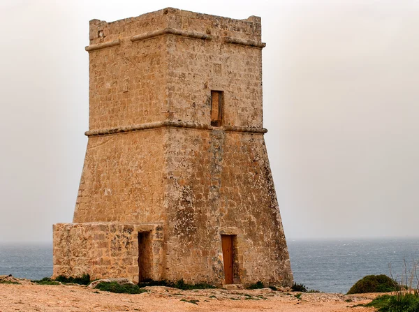 Malta watch tower — Zdjęcie stockowe