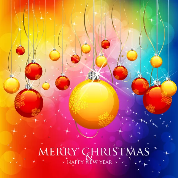 Merry Christmas & Happy New Year — Stock Vector