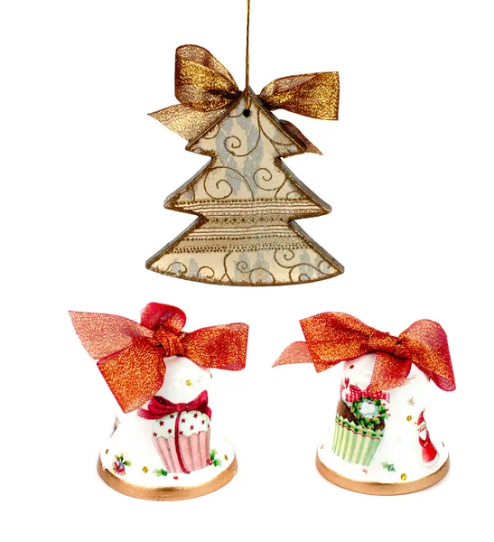 Handmade Christmas bells — Stock Photo, Image