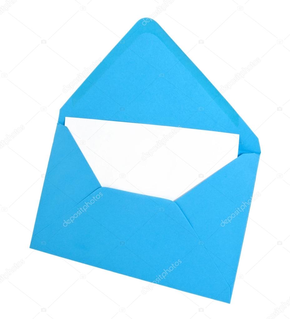Blue envelope