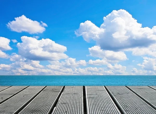 Wandelpad in de buurt van zee — Stockfoto