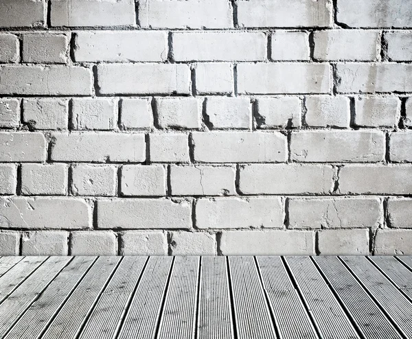 Brick wall and floor — Stock Photo, Image