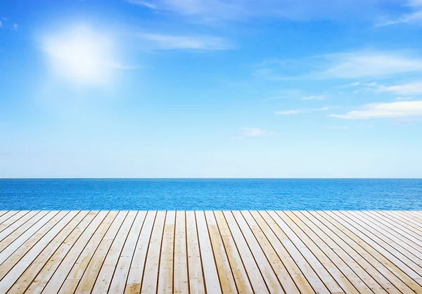 Pier near sea — Stock Photo, Image