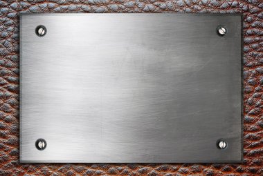 metal plaka işareti