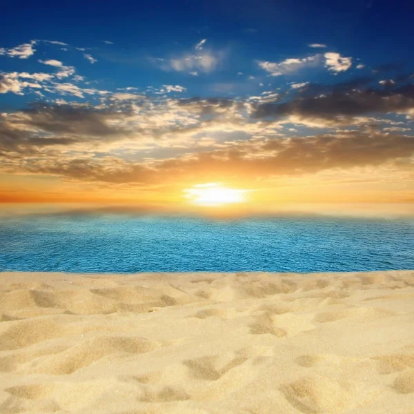 Sunsent sea — Stock Photo, Image