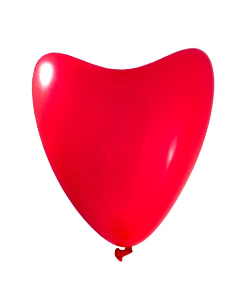 Kırmızı balon kalp — Stok fotoğraf