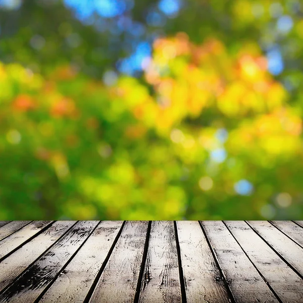 Table outdoors — Stock Photo, Image