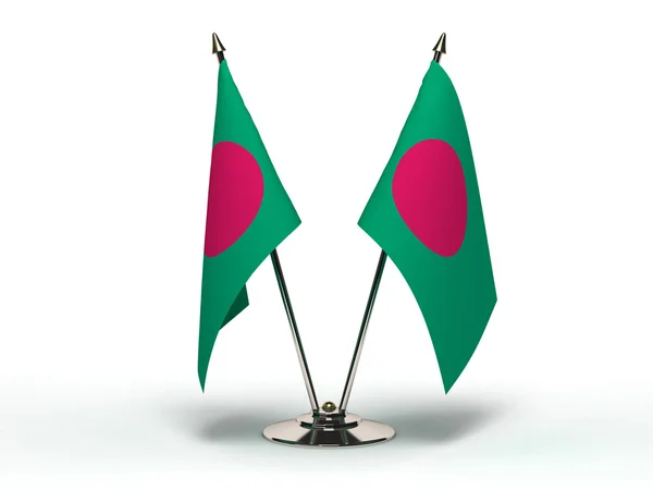Minyatür (izole Bangladeş bayrağı) Stok Resim