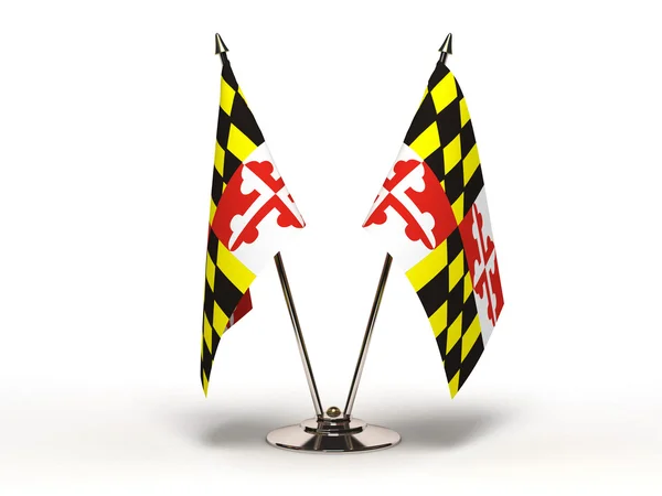 Bandera en Miniatura de Maryland (Aislada ) — Foto de Stock