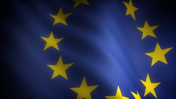 Bandeira da Comunidade Europeia — Vídeo de Stock