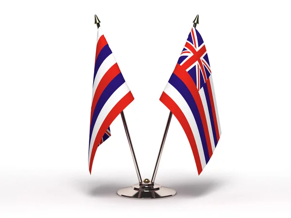 Miniature Flag of Hawaii (Isolated) — Stock Photo, Image