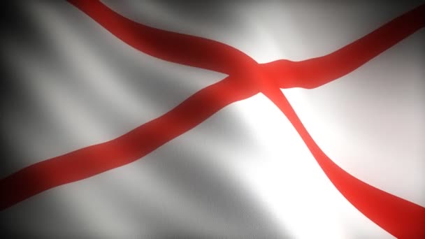 Flag of Alabama — Stock Video