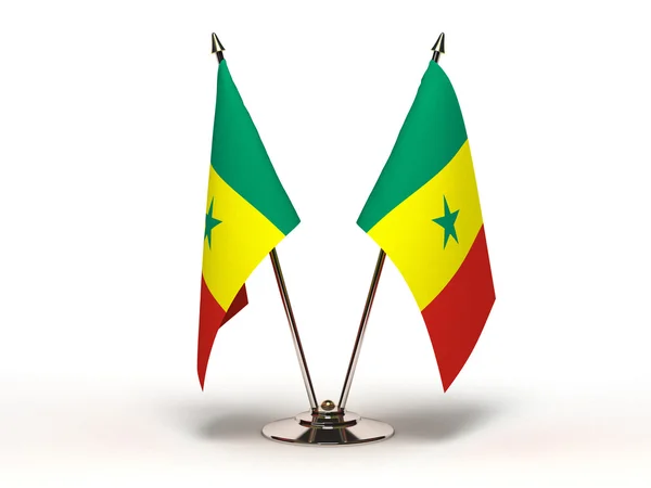 Miniatuur vlag van Senegal (geïsoleerd) — Stockfoto