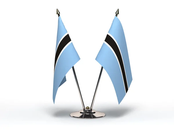 Miniature Flag of Botswana (Isolated) — Stock Photo, Image